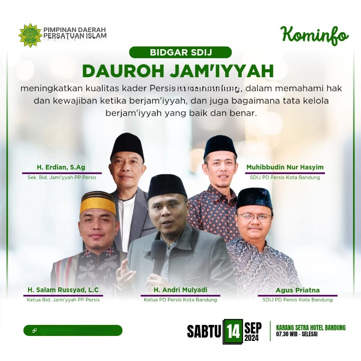 Dauroh Jamiyyah SDIJ PD PERSIS Kabupaten Bondowoso